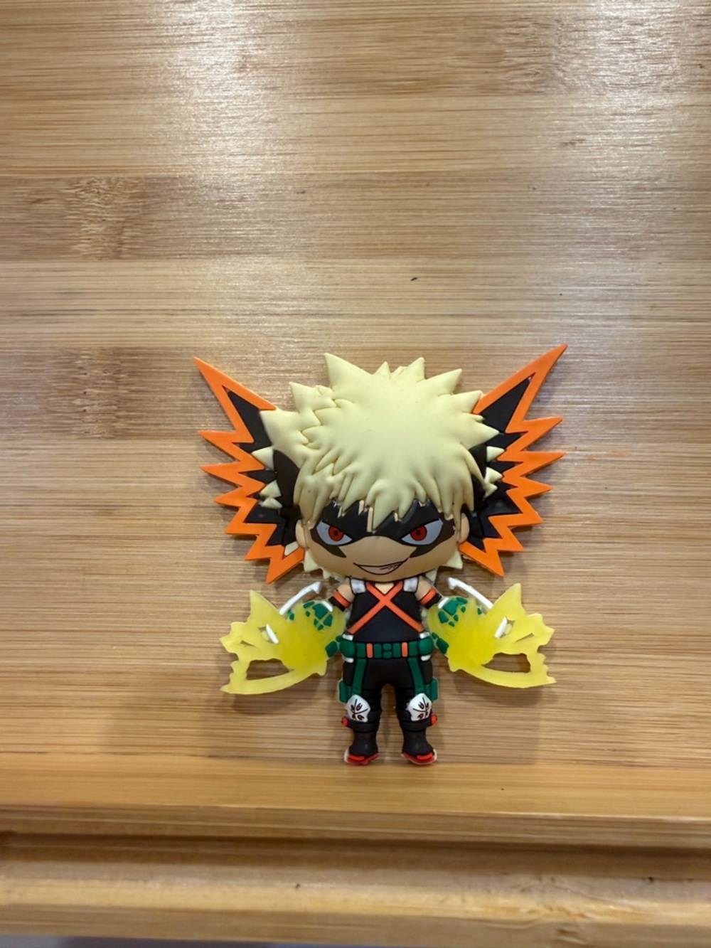 My Hero Academia Katsuki Bakugo Figure - Yellow, Orange, Black